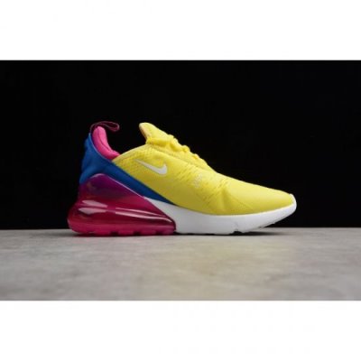 Nike Bayan Air Max 270 Bright Açık Limon / Sarı / Mavi Koşu Ayakkabısı Türkiye - YDJ9EPWU